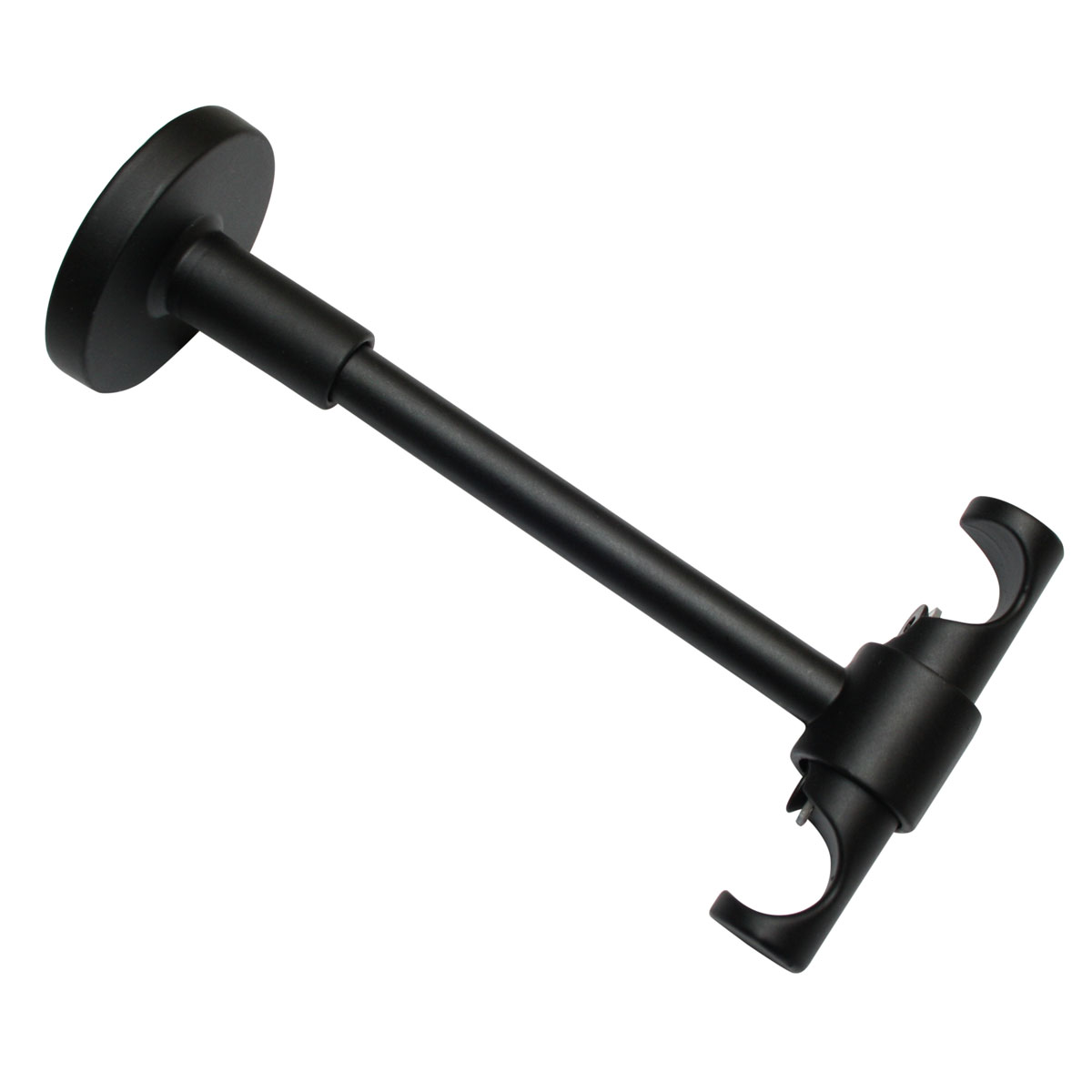 Gardinia Deckenträger Memphis Durchmesser 16 mm schwarz-matt