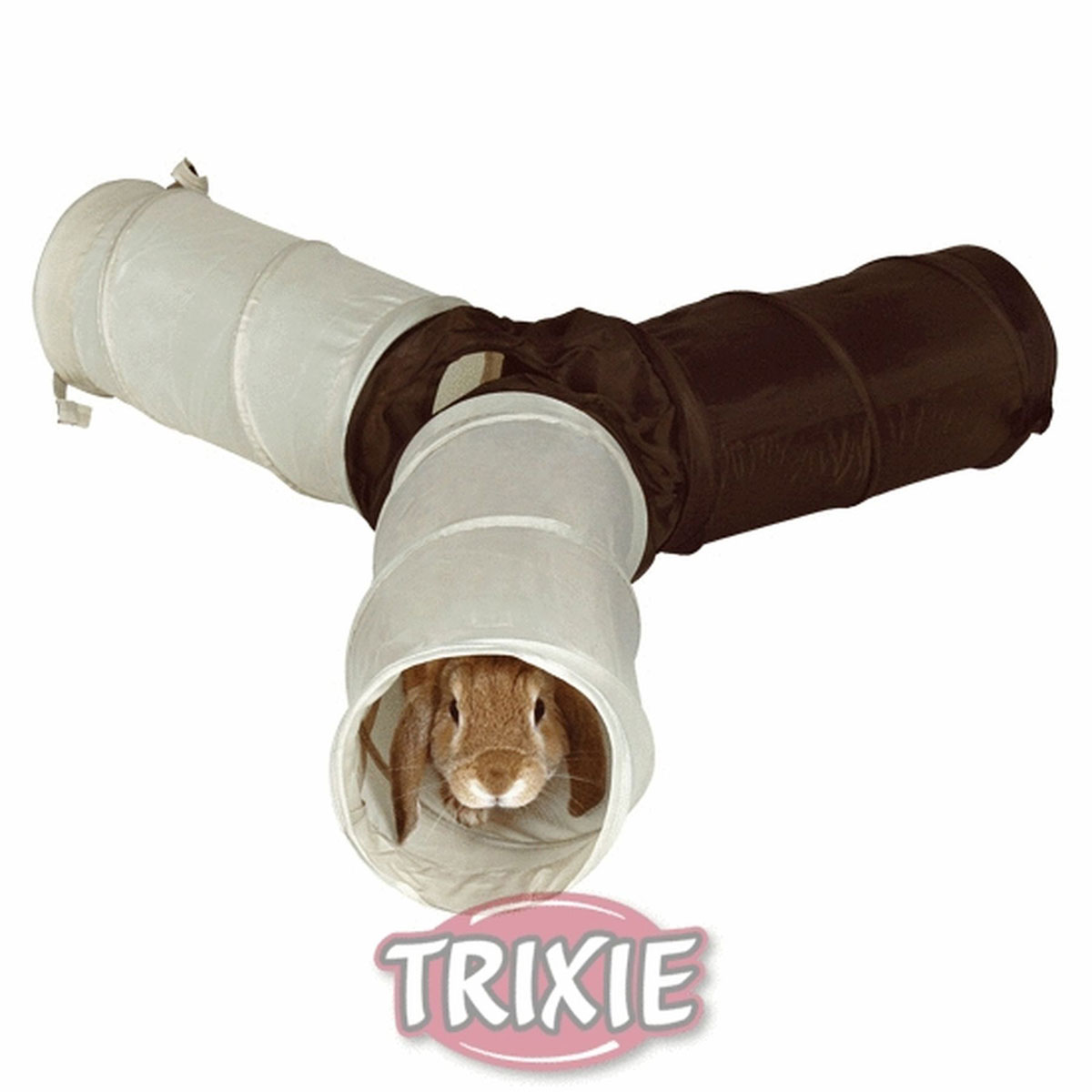 Trixie Nager Spieltunnel für Kaninchen 3×ø18×47cm