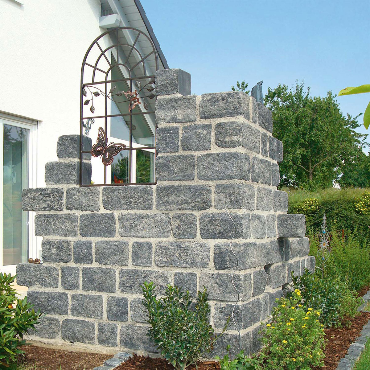 Diephaus  Mauerstein Cup-Mini Quarzit 25 x 16,5 x 15 cm Bild 2