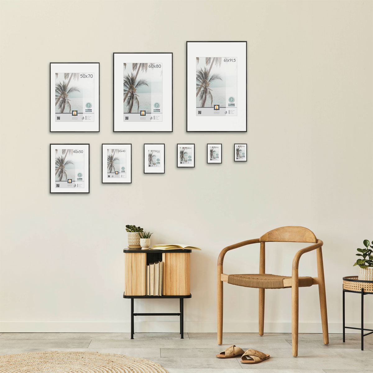 Bilderrahmen Kyoto 21x30 cm schwarz Bild 2