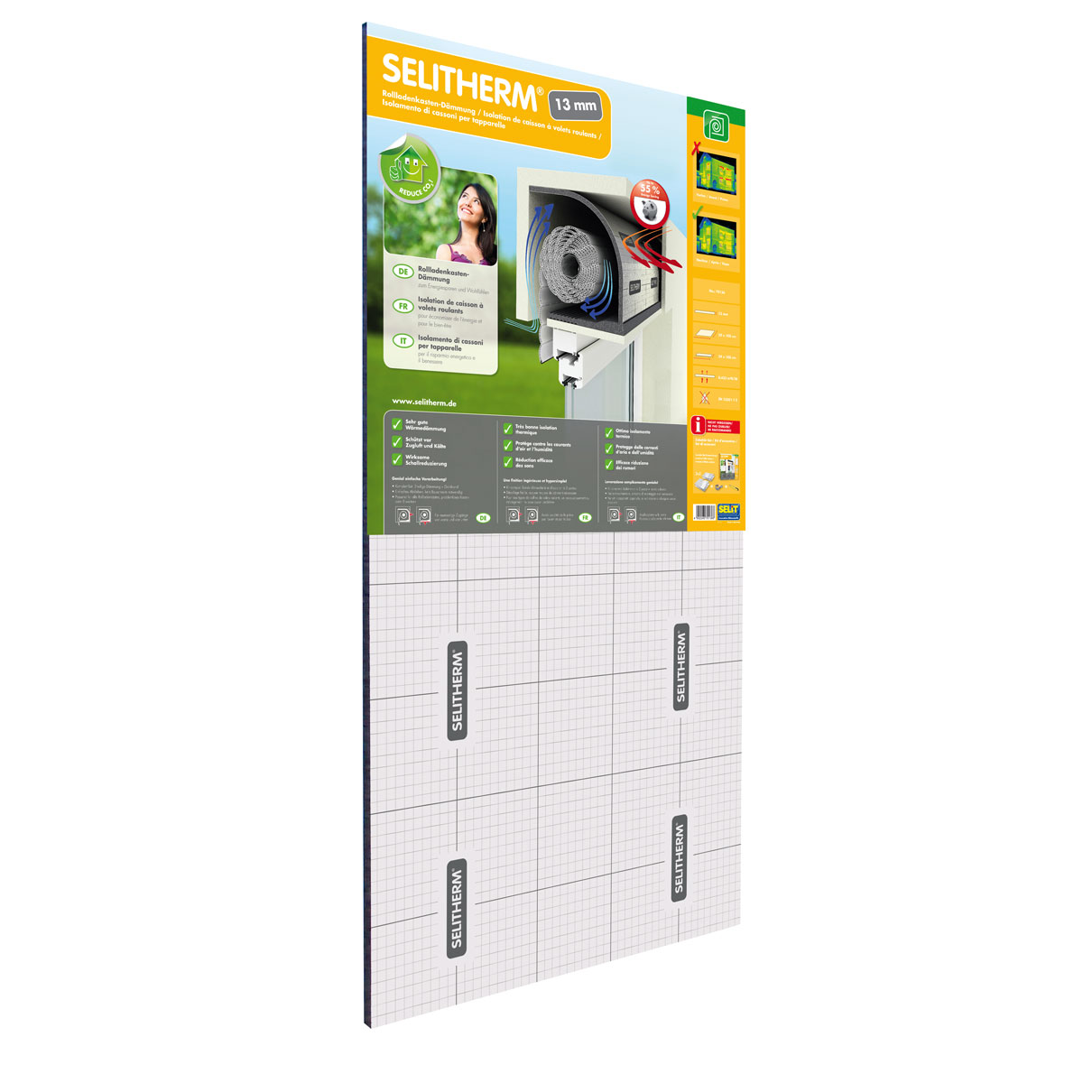 Selit herm Rolladenkastendämmung