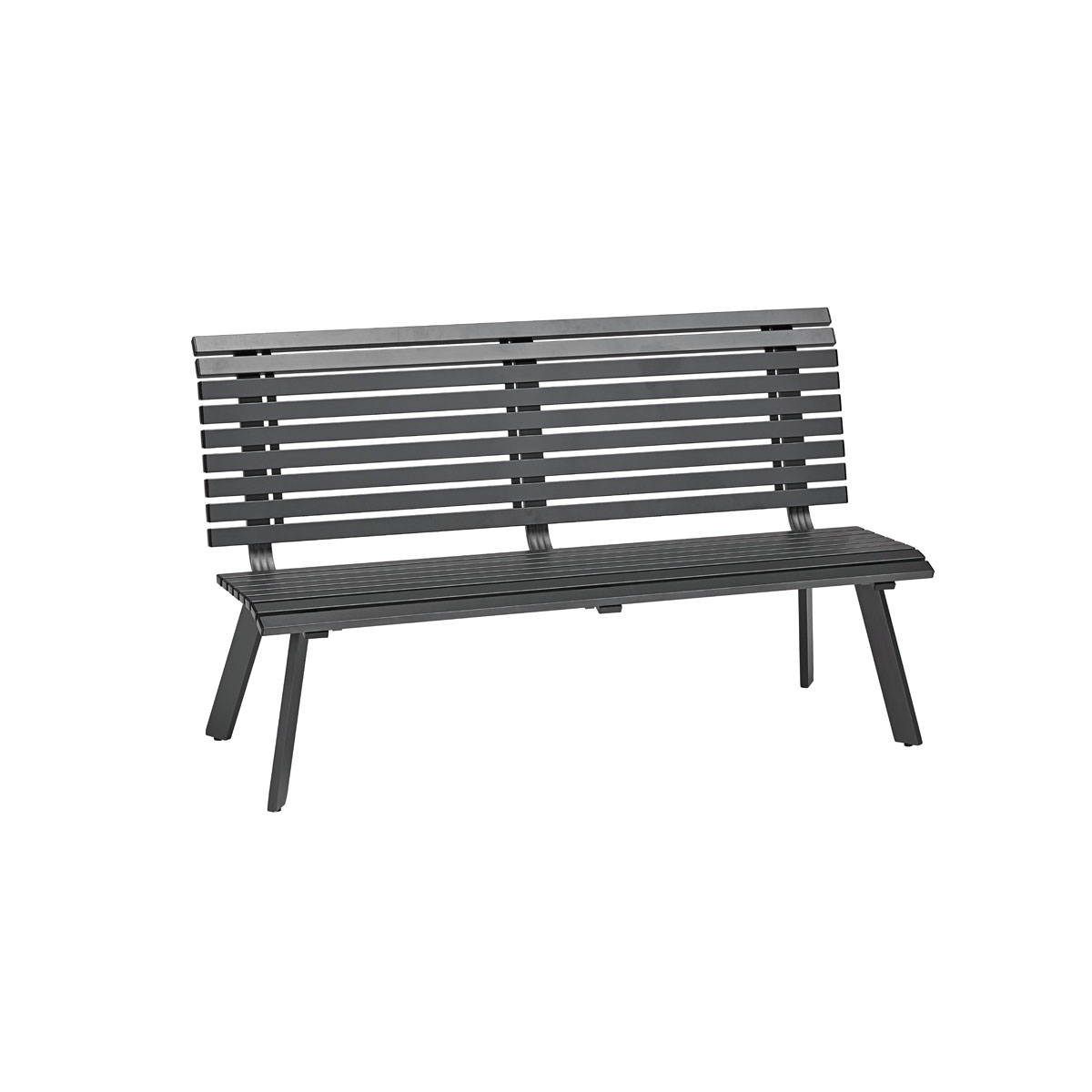 Haveson Gartenbank Halmstad anthrazit 150 x 89 x 63 cm