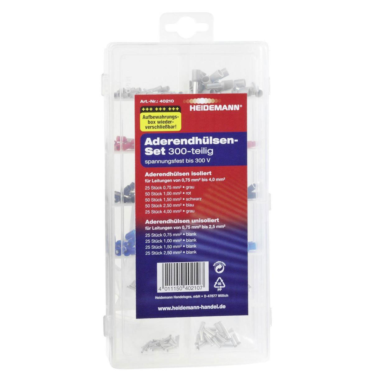 Aderendhülsen-Set 300-teilig