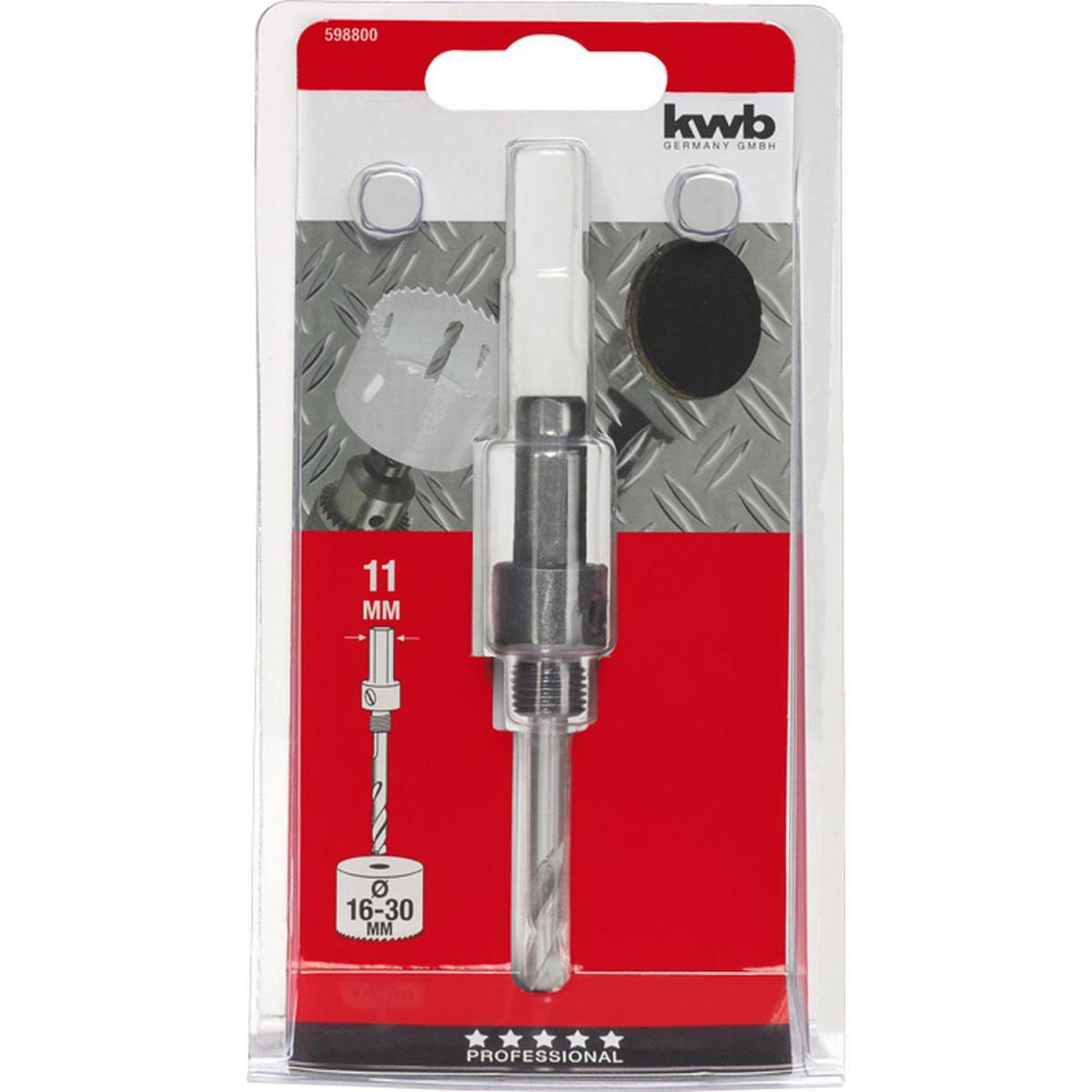 kwb  Aufnahmeschaft für Lochsägen Durchmesser 16-30 mm Bild 2