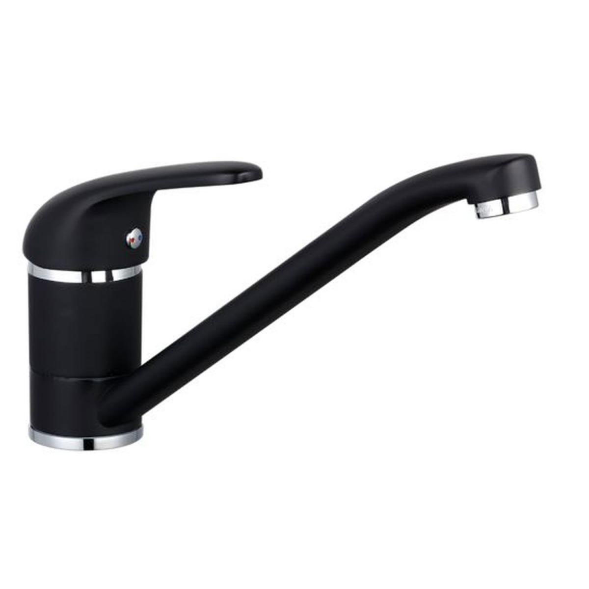 Spültischarmatur Donau Niederdruck schwarz
