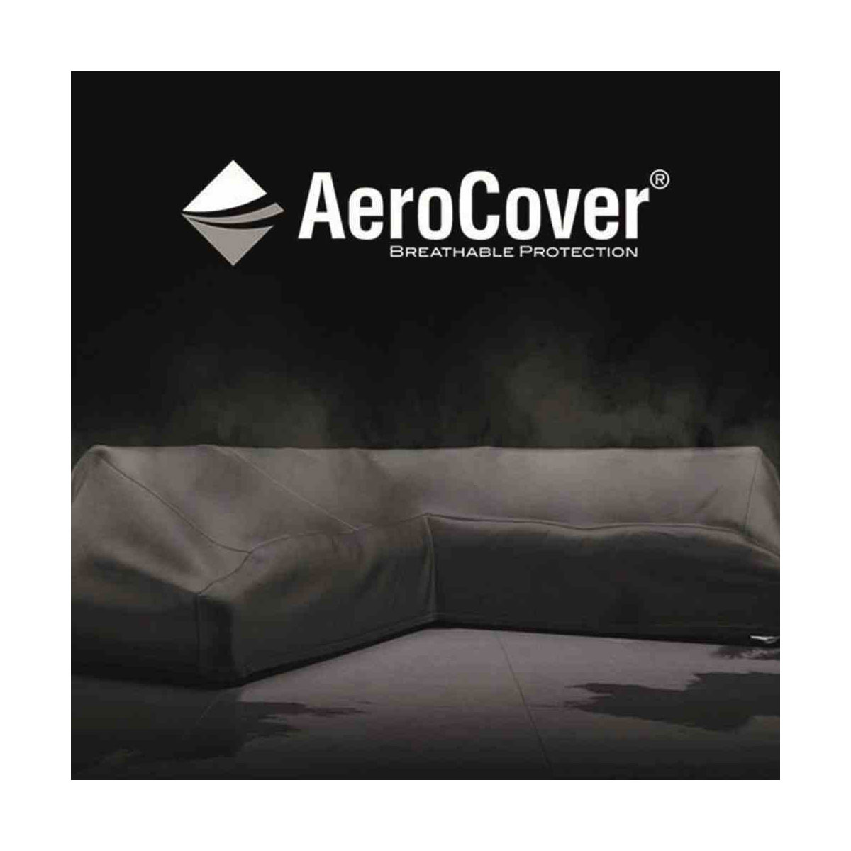 AeroCover Kissen-Schutz-Tasche für Loungekissen, 80x80x56 cm, anthrazit, zur Indoor-Nutzung
