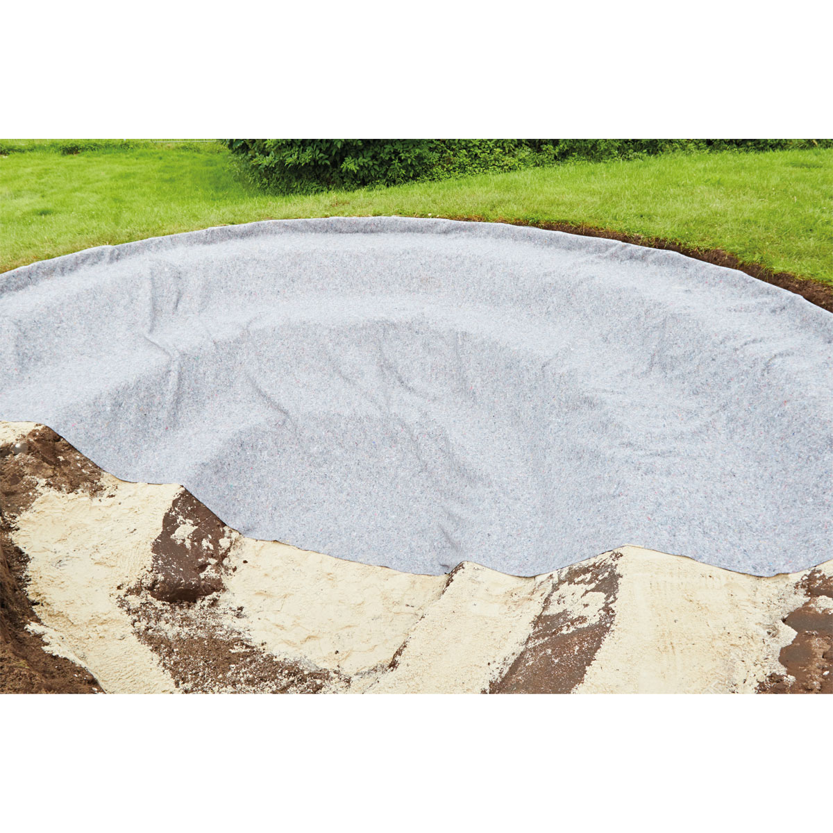 Oase Teich-Schutzvlies 200 x 500 cm 200g/m² weiß Bild 2