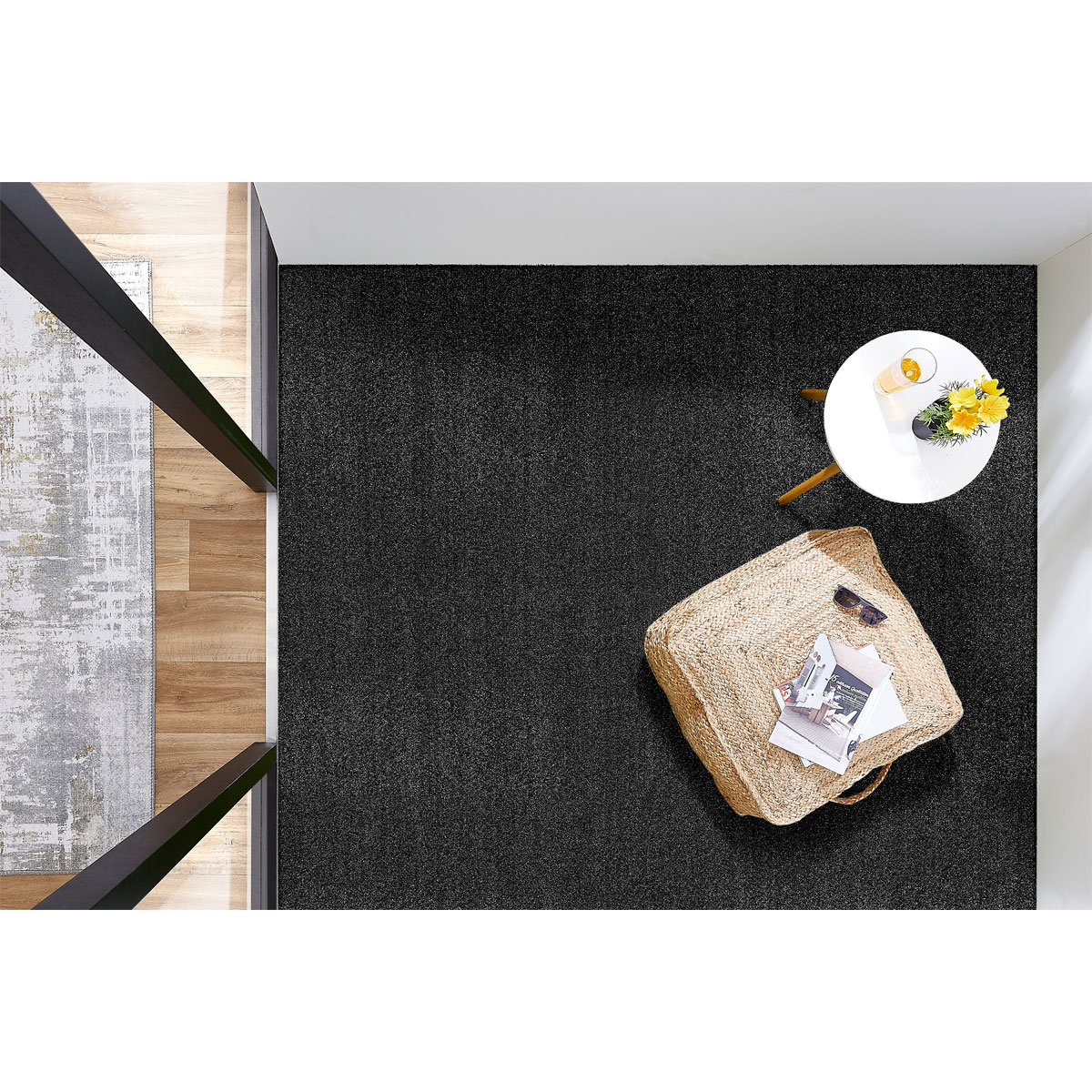 Kunstrasen Black 100 x 200 cm Bild 5