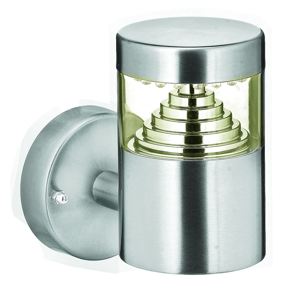 Flector Garten LED-Außenwandleuchte Orion silber