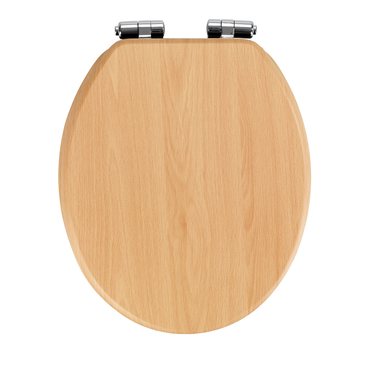 Wenko  WC-Sitz Buche Natur MDF mit Absenkautomatik Bild 1