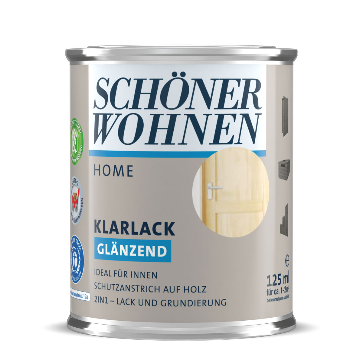 Klarlack „Home“, Glänzend, 0,125 L