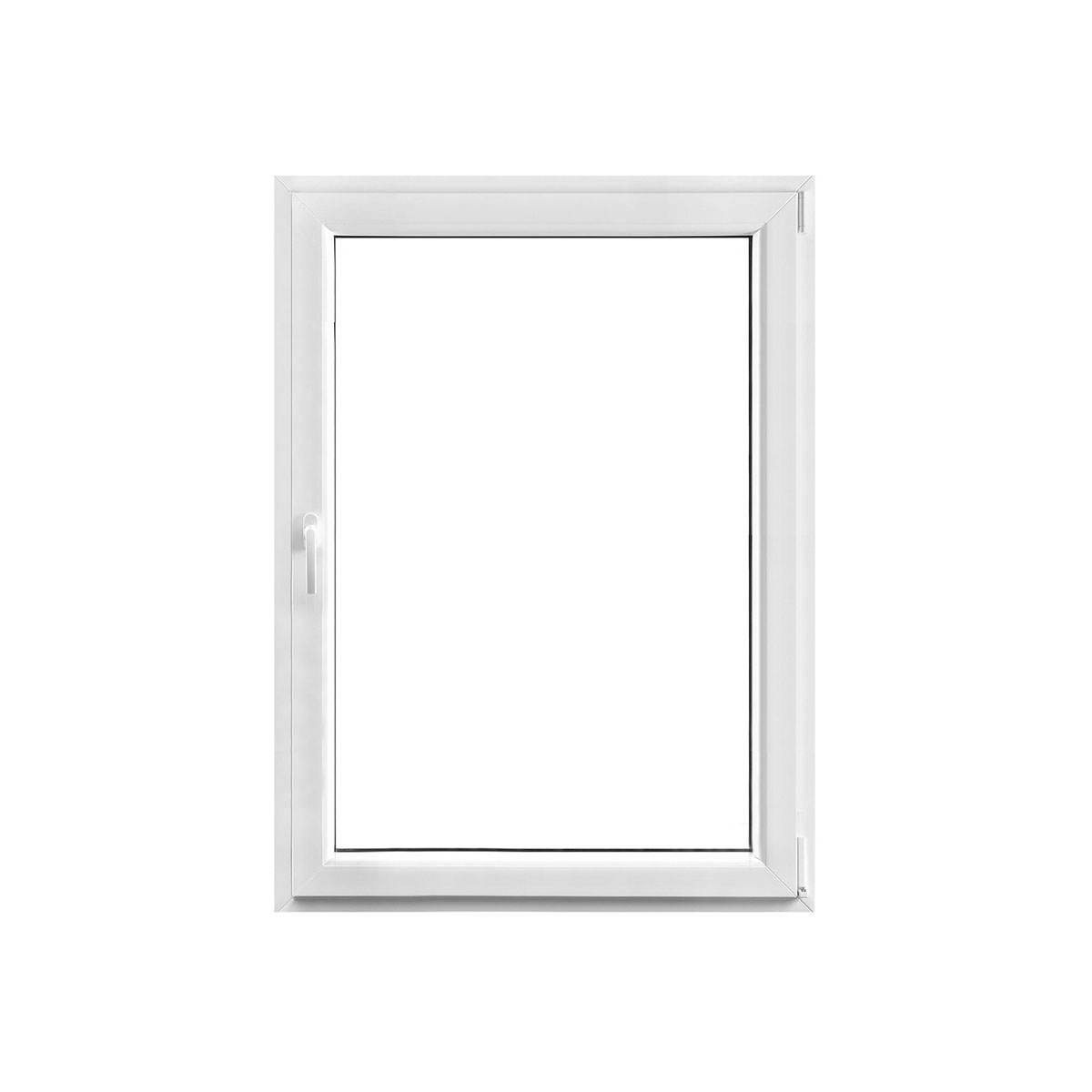 Wärmeschutzfenster Q 71 Premium Serie 3-fach Verglasung weiß 80 x 100 cm