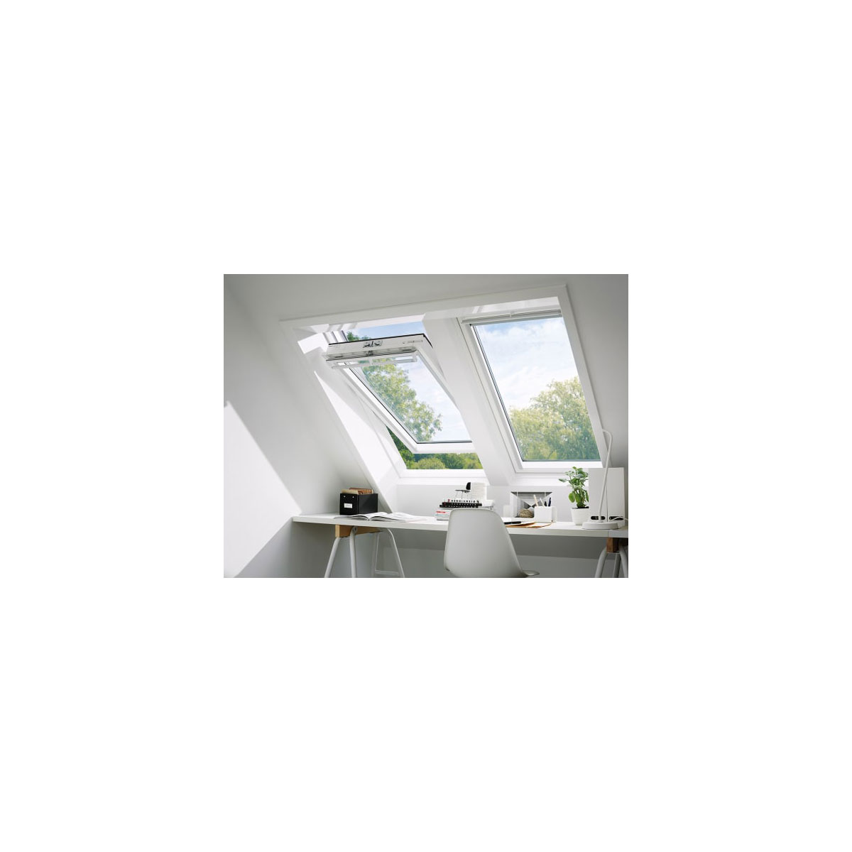 Velux Schwingfenster GGU CK06 0070 Polyur Thermo Alu 55 x 118 cm