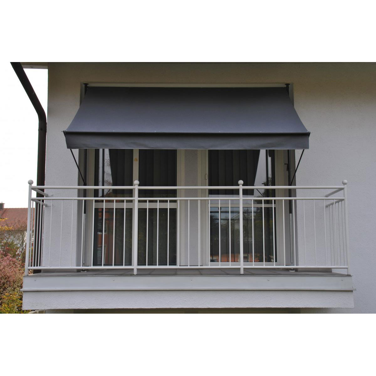 Angerer Freizeitmöbel GmbH Klemmmarkise dunkelgrau, 200 cm