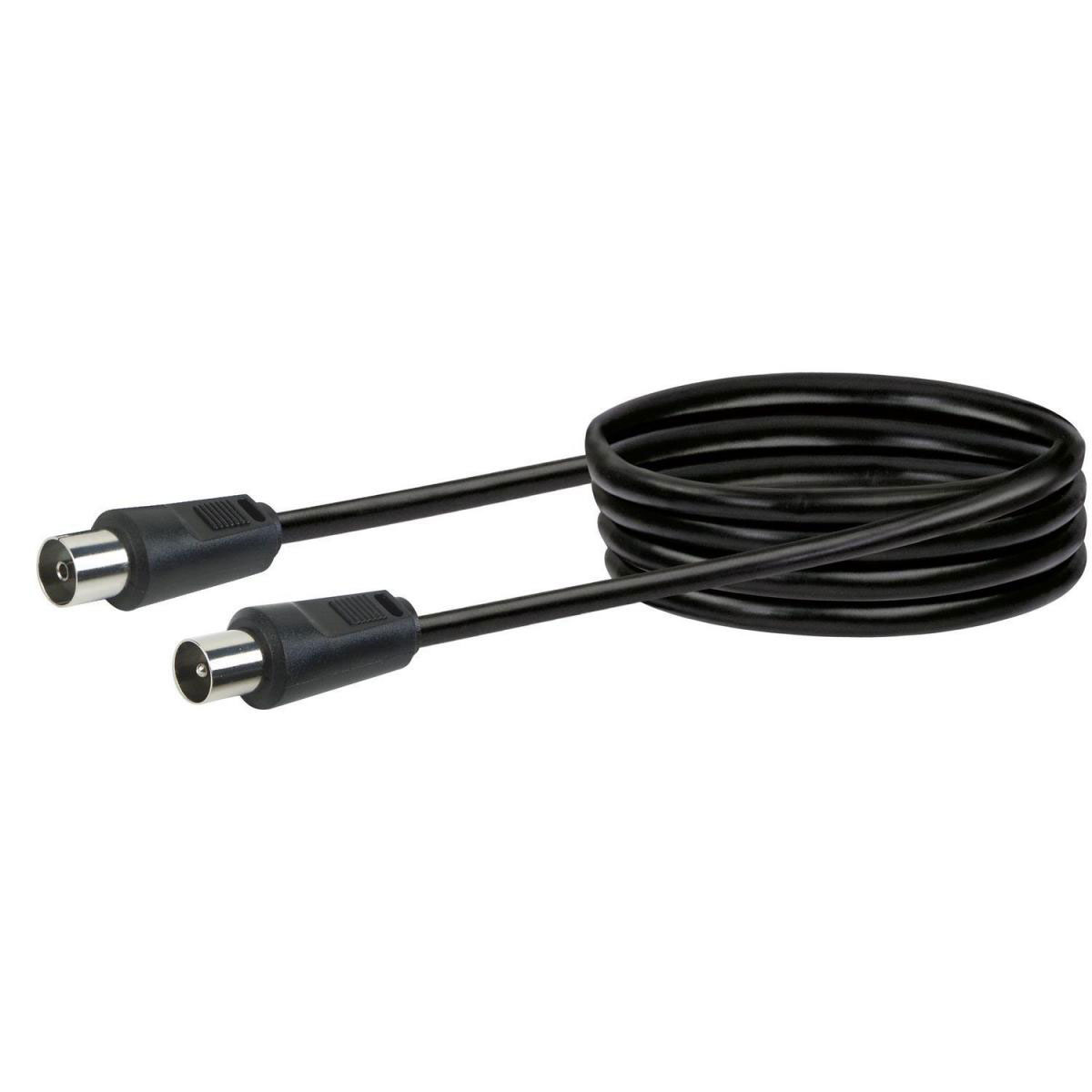 Schwaiger Antennenkabel 75 dB 3 m schwrz