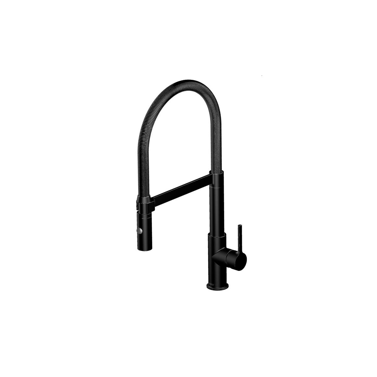 Lenz  Küchenarmatur ALUNA mit Pendelbrause schwarz