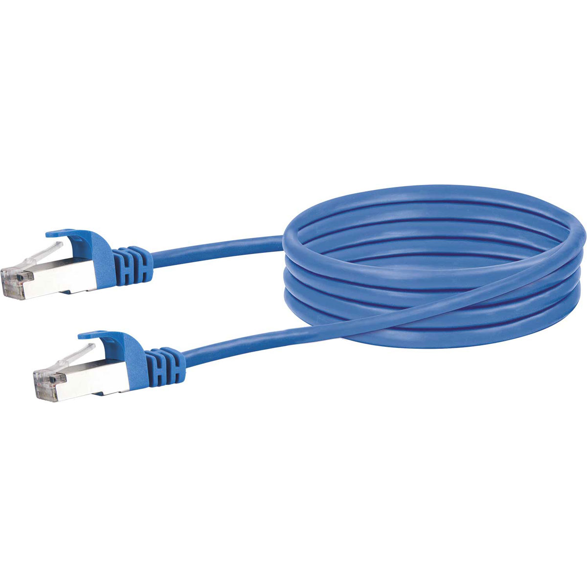 Schwaiger Netzwerkkabel CAT6 250Mhz 1Gbit/s 0,5m blau
