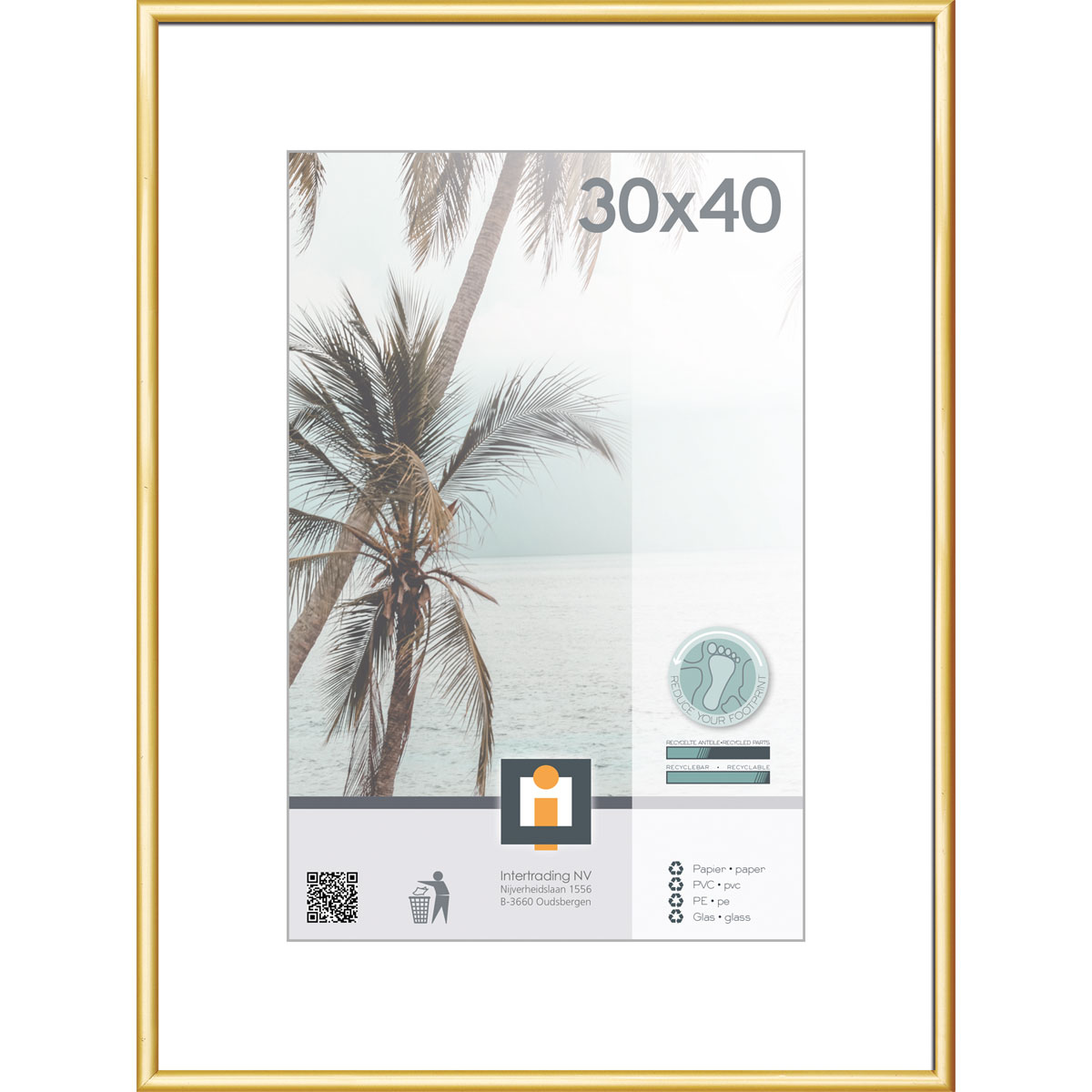 Bilderrahmen Kyoto 30x40 cm gold