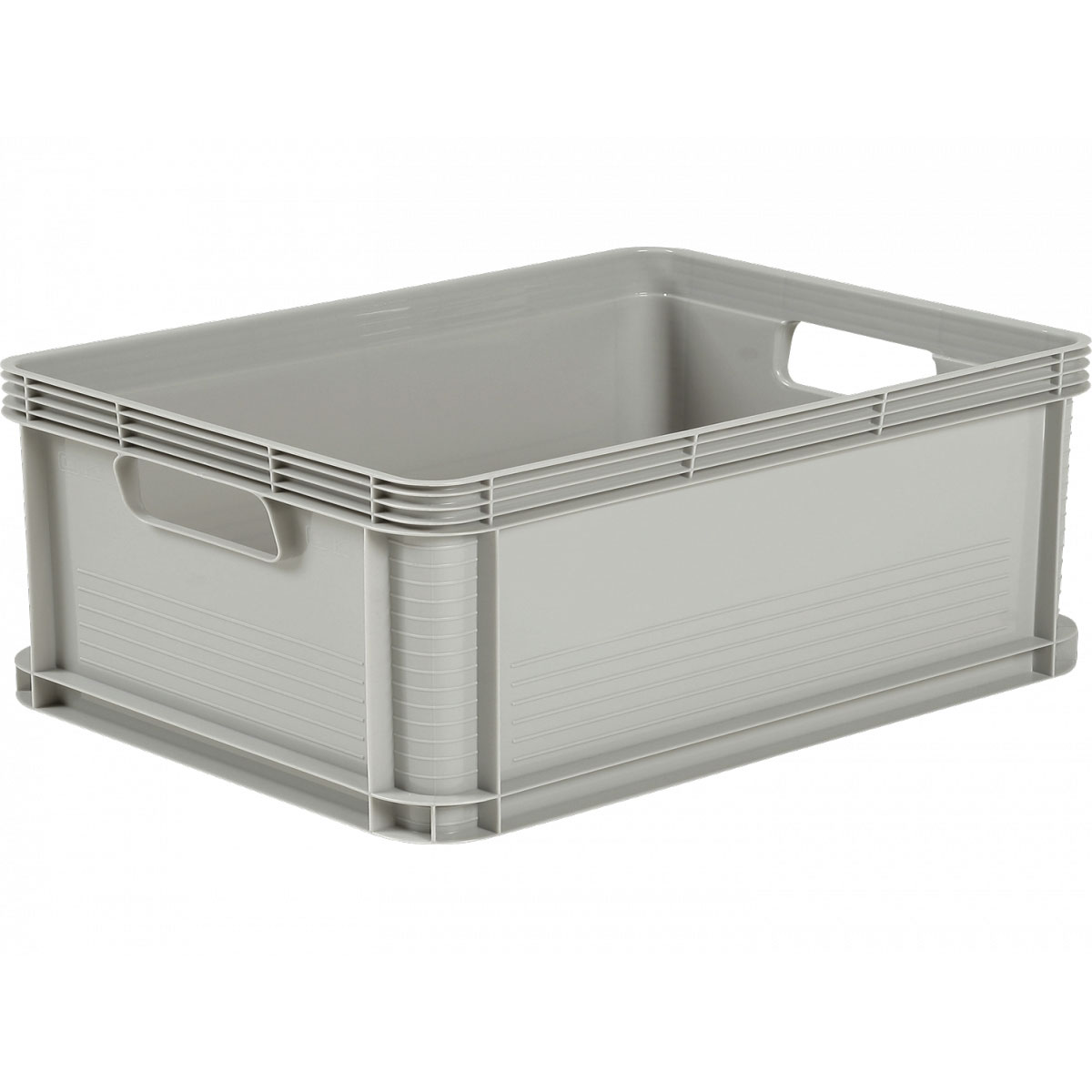 2 x Robusto-Box Basket 22 L grau Aufbewahrungsbox Box Kiste 