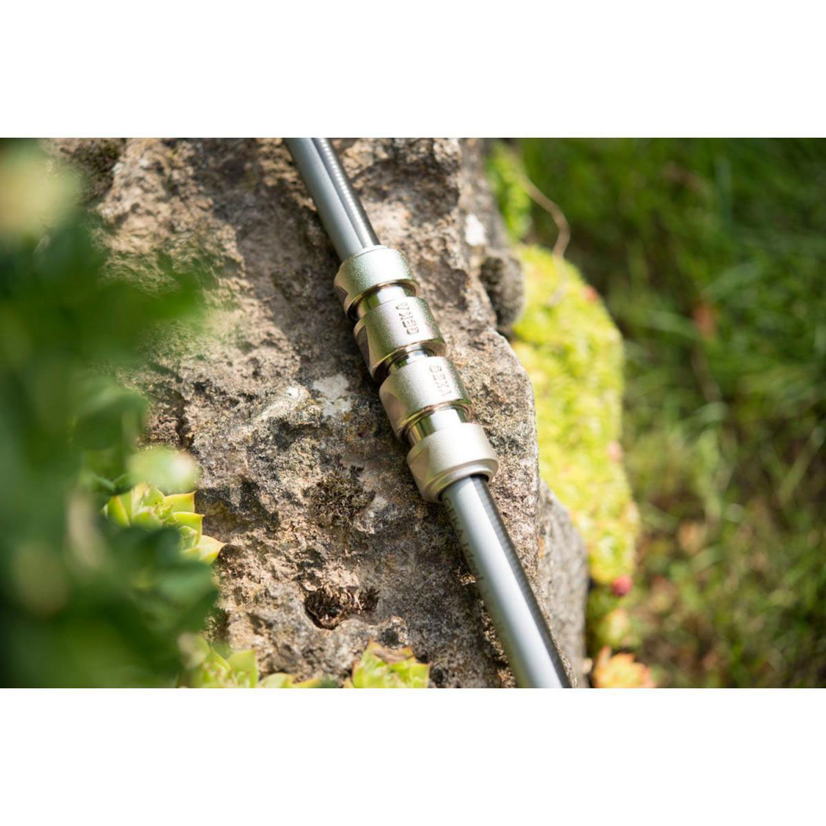 GEKA  Schlauchstück vernickelt Bild 2