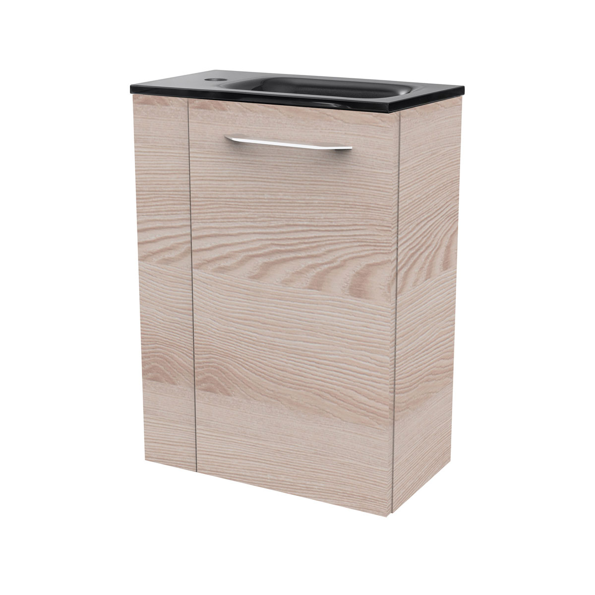 Fackelmann  Gäste-WC Waschtischunterschrank rechts SBC 440 x 600 x 243 mm Alaska-Esche Bild 4