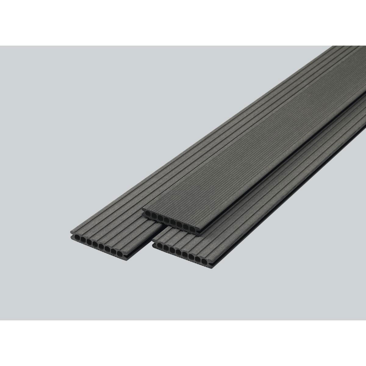 Terrassendielen „Kombi WPC grey,“  300x14,5x2,1cm