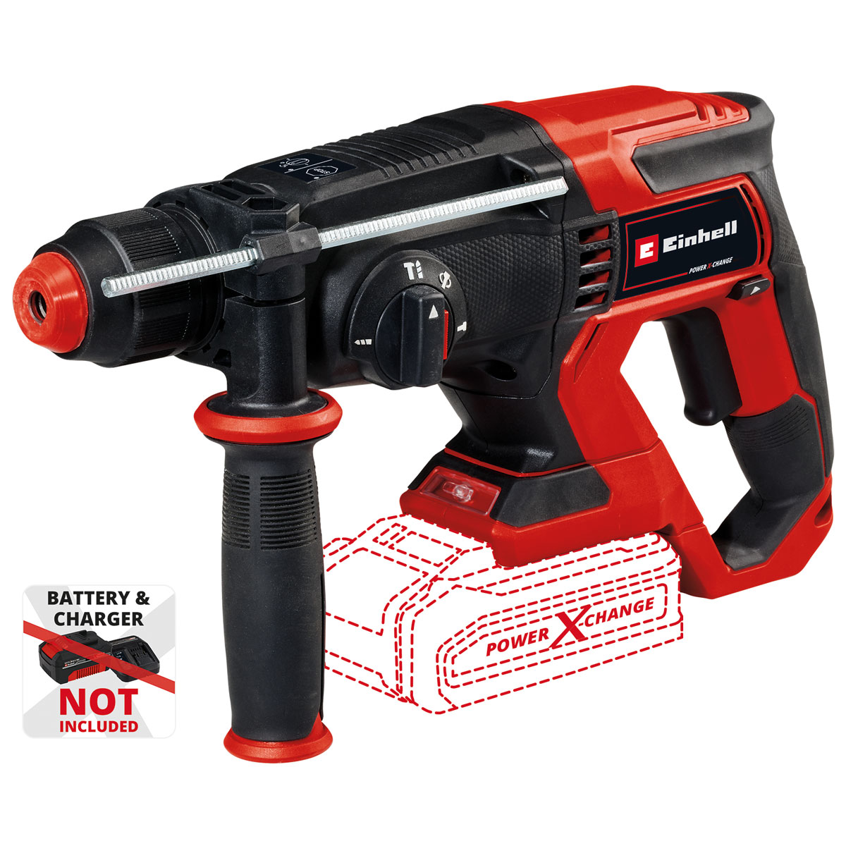 Einhell  Akku-Bohrhammer TE-HD 18/20 Li - Solo