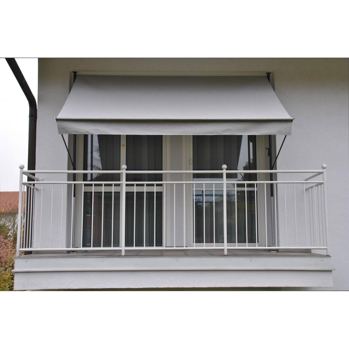Angerer Freizeitmöbel GmbH Klemmmarkise hellgrau, 300 cm