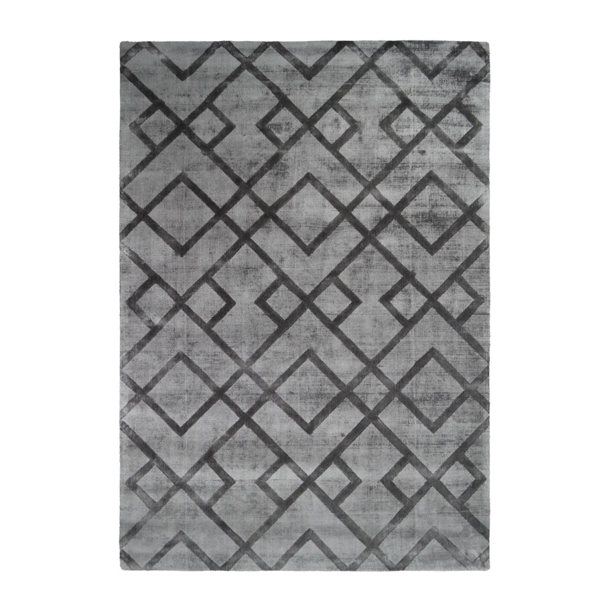 Kurzflorteppich „Luxury 310“ Grau/Anthrazit, 120x170cm