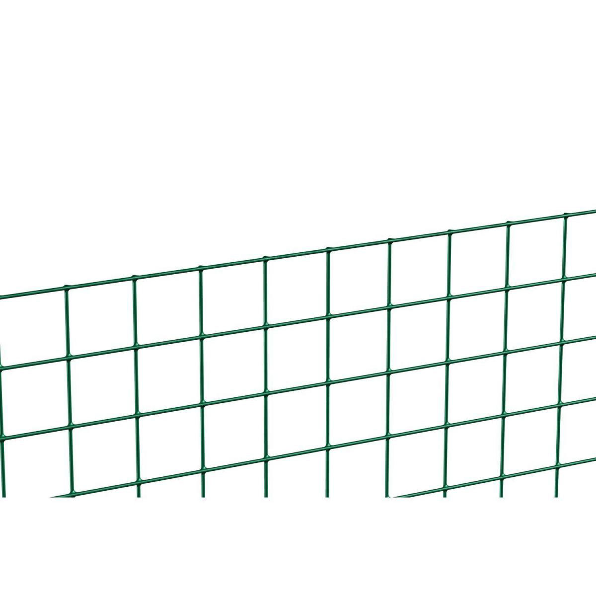 Schweißgitter grün, Länge 5 Meter, Höhe 50 cm, Masche 19x19 mm