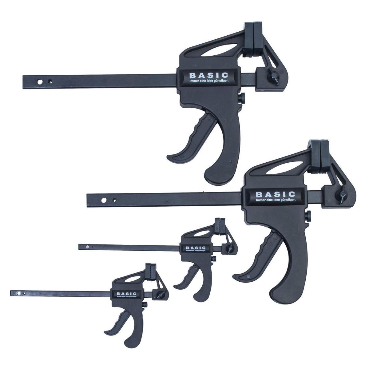 Basic Spannzwingen-Set 4-teilig