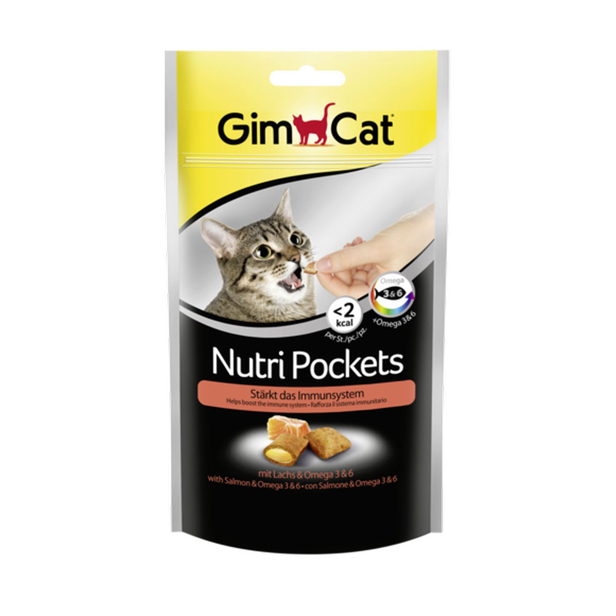 GIMBORN Spezialitäten Nutri Pockets mit Lachs Omega 3+6 60g