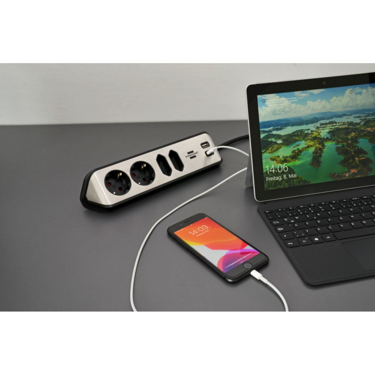 Brennenstuhl Estilo Eck-Steckdosenleiste 2m Bild 11