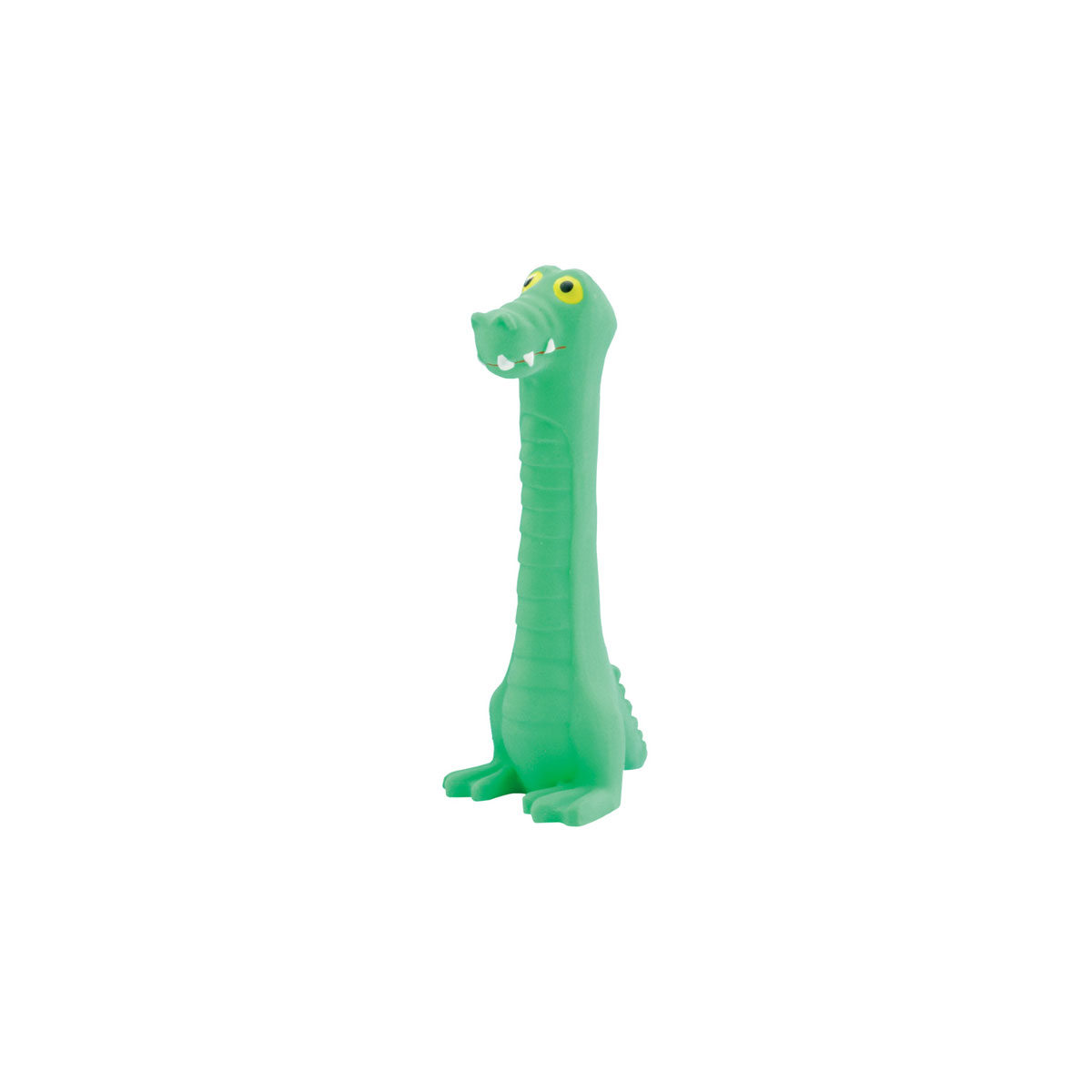 Latex Lulatsch, Krokodil, grün, 18 cm