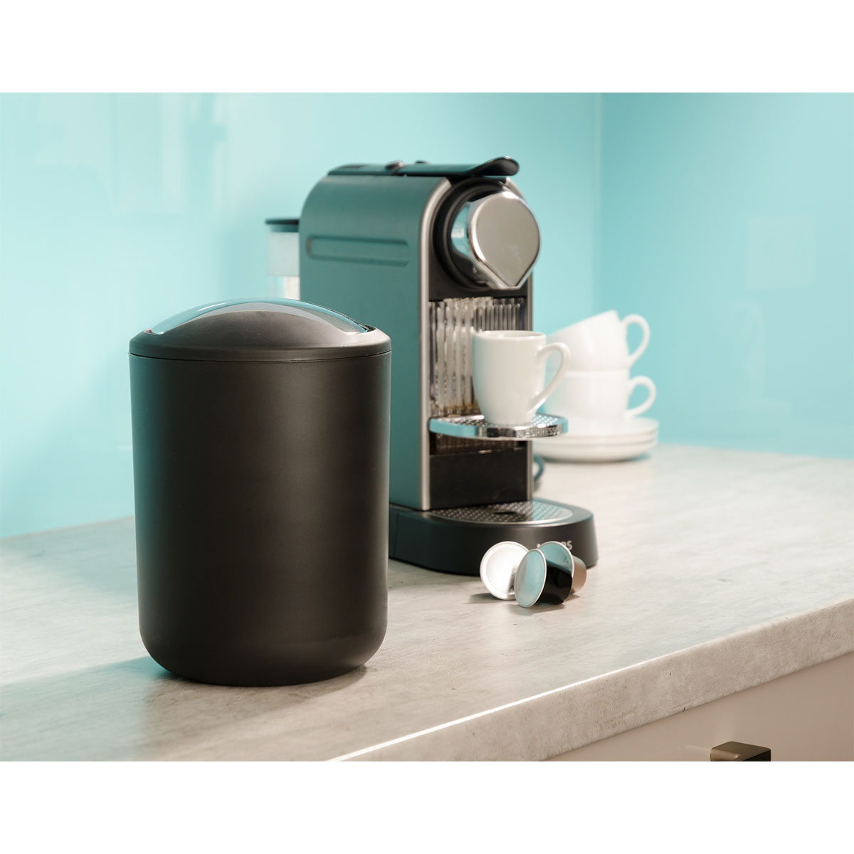 Wenko Kosmetikeimer Brasil S schwarz 2 L Bild 7