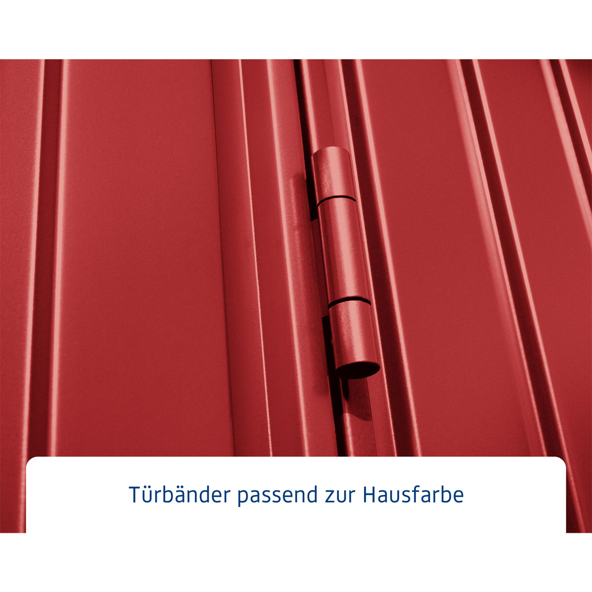 Gerätehaus „Trend-S Typ 2“, 1-flg.,Rot