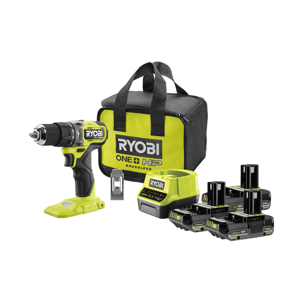 Ryobi  Akku-Schlagbohrschrauber RPD18C-320S 18 Volt mit 3 Akkus und Ladegerät