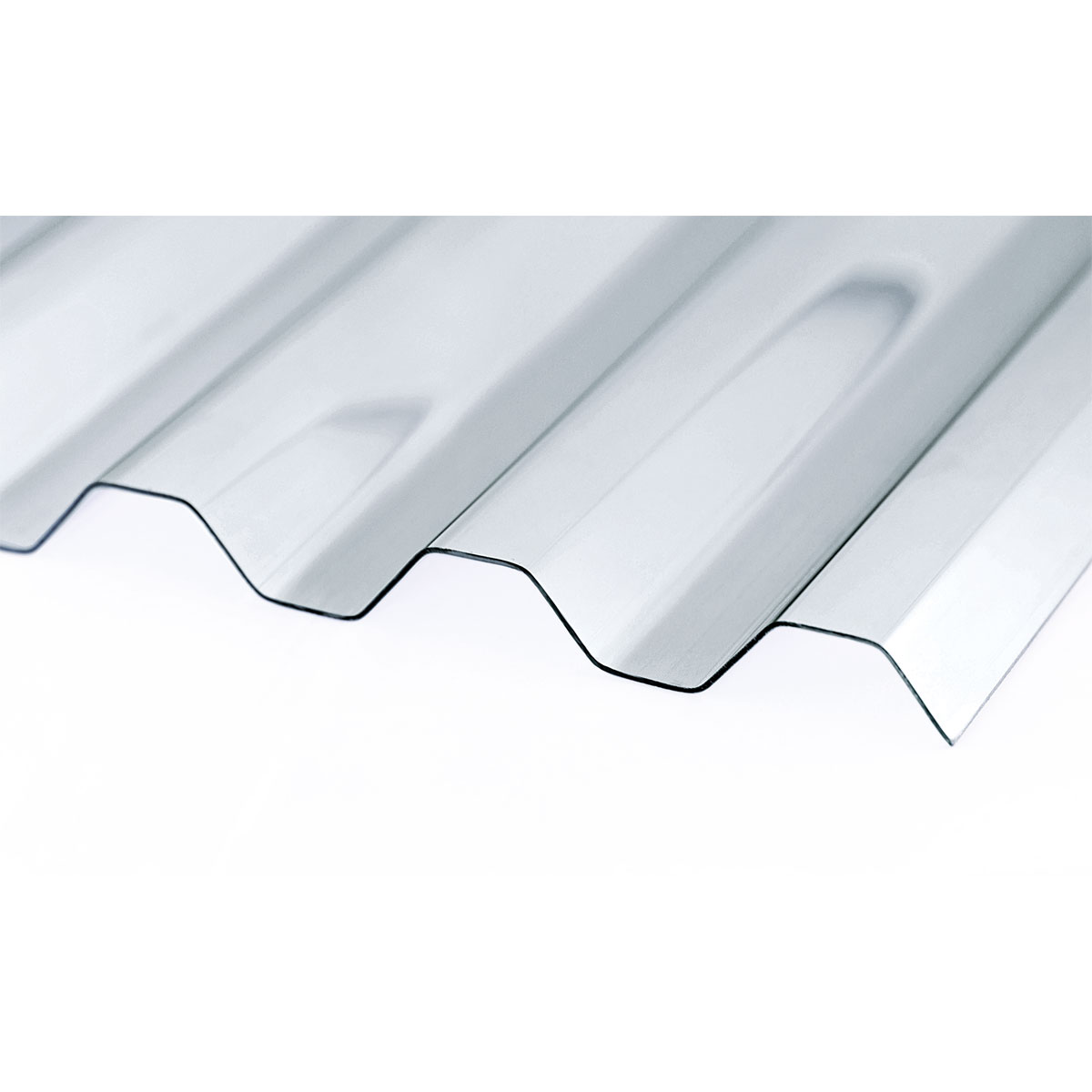 PVC Wellplatte Trapez klar 200 x 90 cm Bild 1