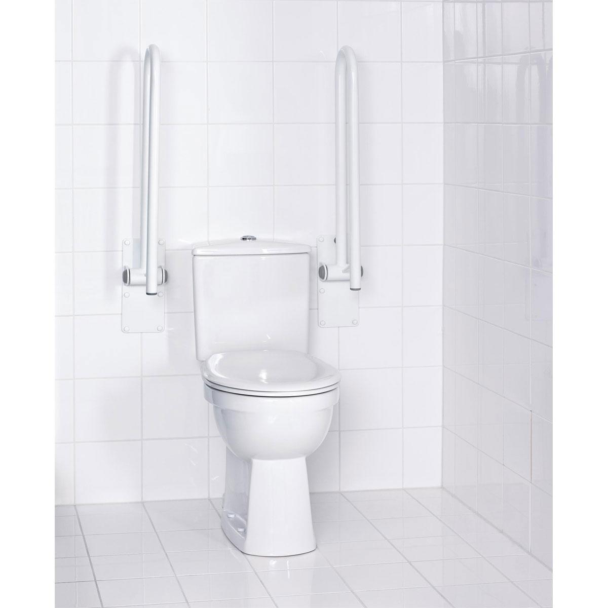 Ridder  WC-Aufstehbügel 76 cm klappbar weiß Bild 6