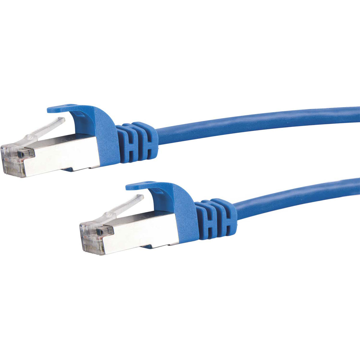 Schwaiger Netzwerkkabel CAT6 250Mhz 1Gbit/s 0,5m blau Bild 2