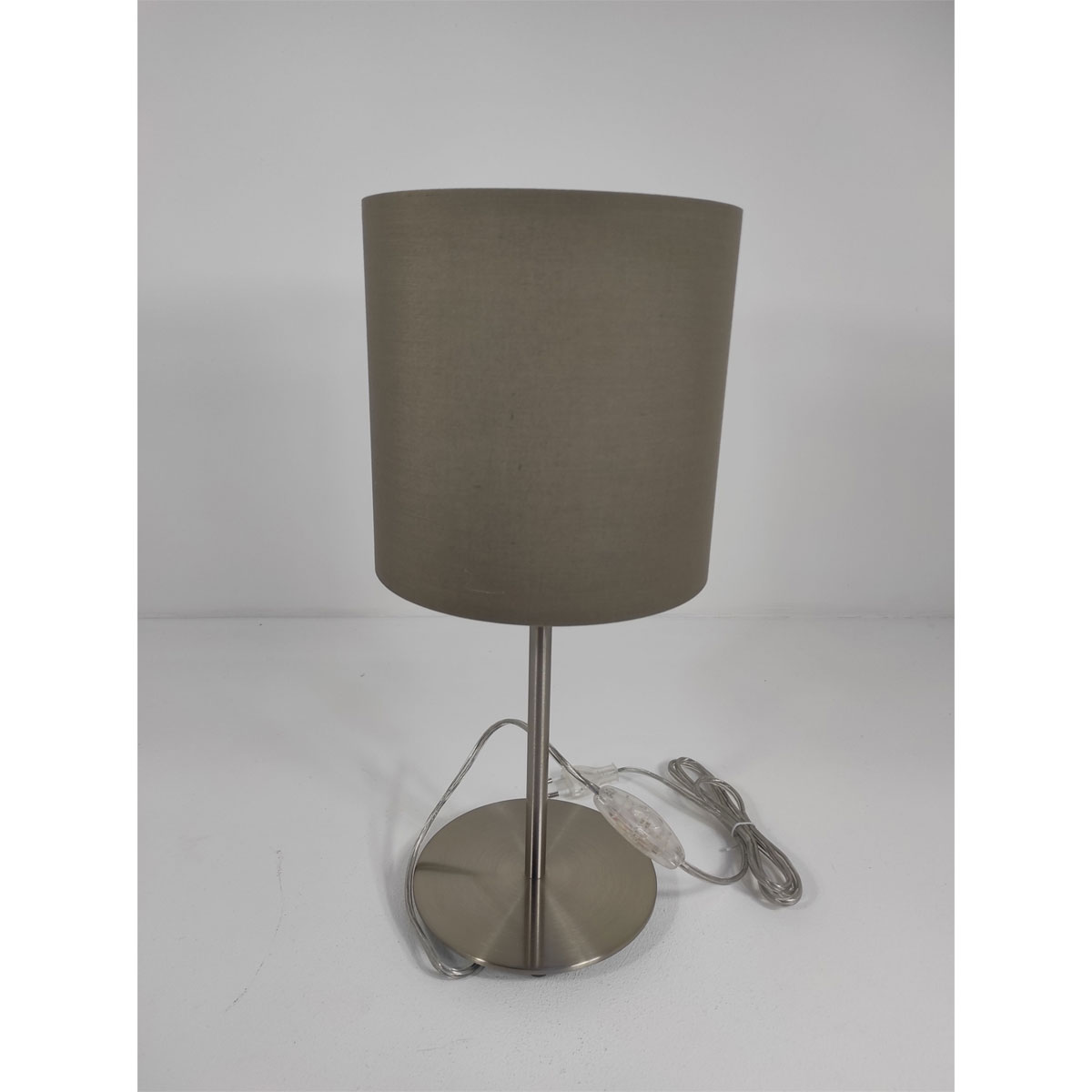 Tischleuchte Pasteri taupe