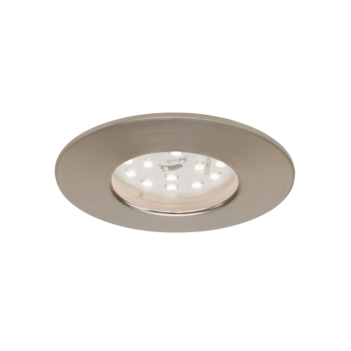 Briloner LED-Einbauleuchten-Set dimmbar 7,5 x 2,8 cm matt-nickel
