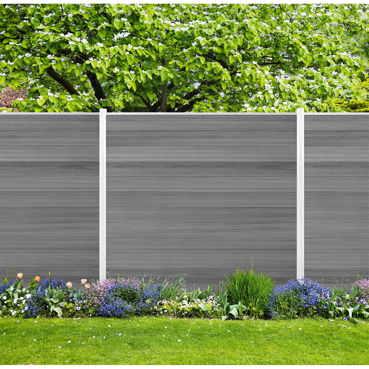 Alu Pfosten für Steckzaun Cora Line 240 cm Bild 2