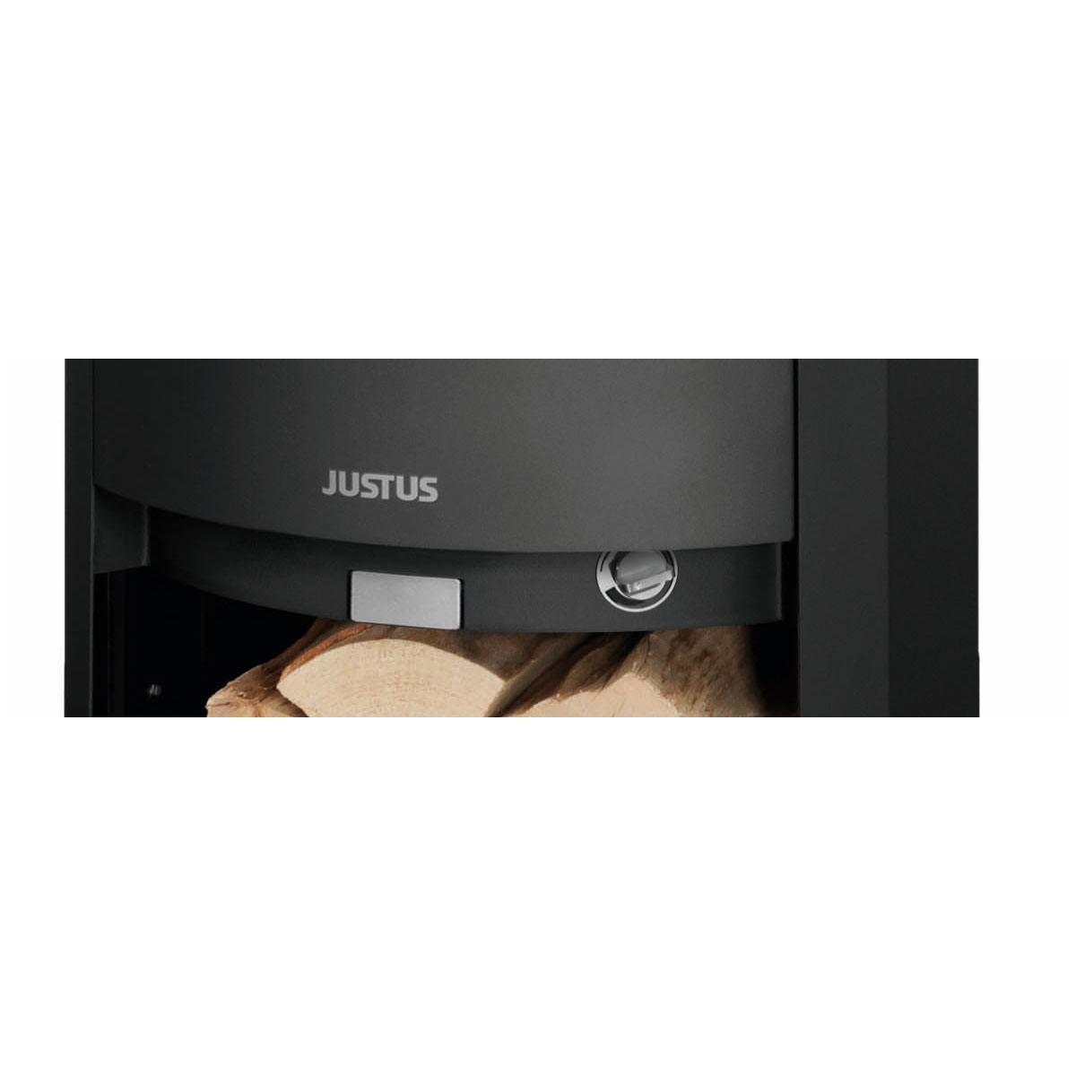 Justus Kaminofen „Baltrum D“ 2.0, 5,5 kW, Stahl/Stahl schwarz             Bild 3