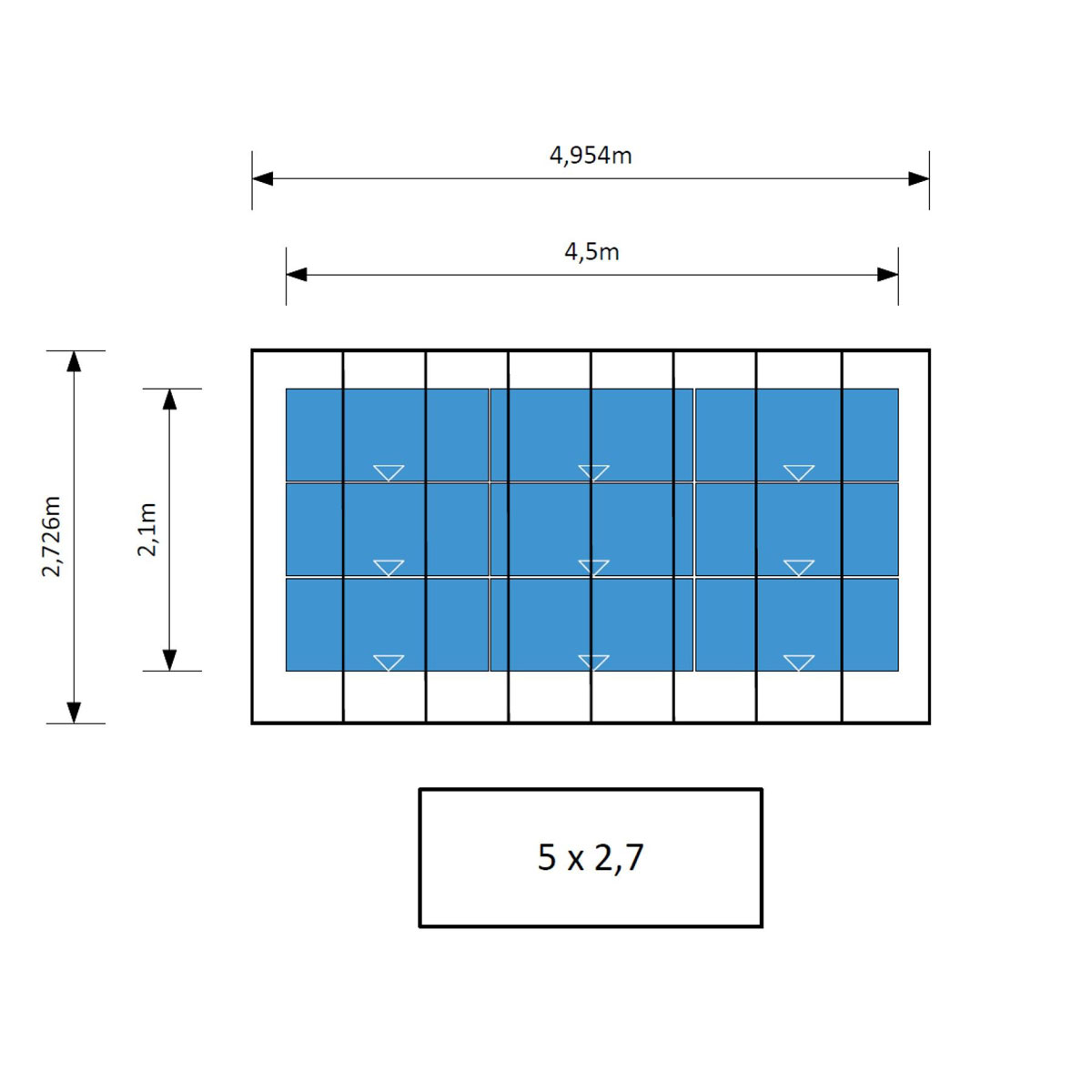 Ximax Solar-Erweiterungsset 4,95 x 2,73 m Bild 5
