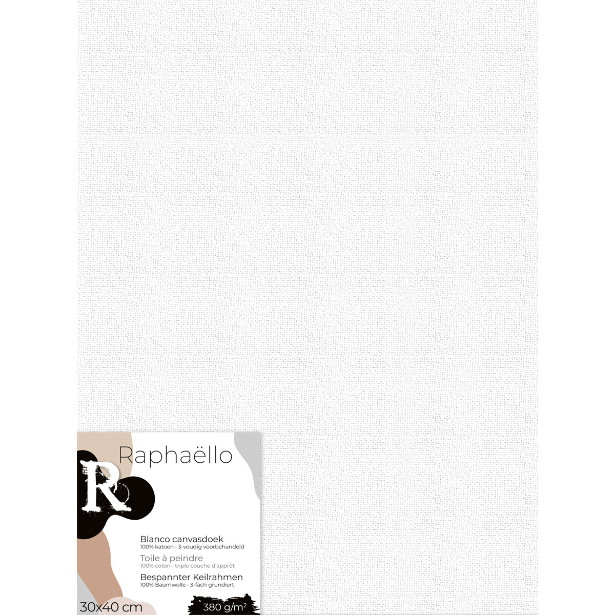 Leinwand Canvas 30x40 cm weiß