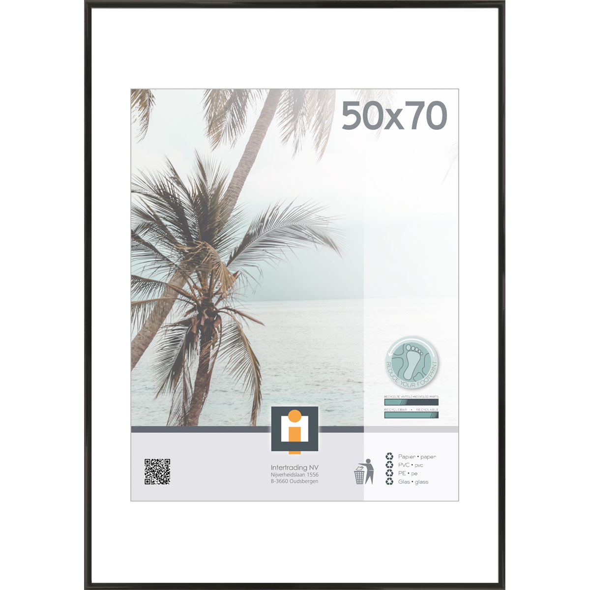 Bilderrahmen Kyoto 50x70 cm schwarz