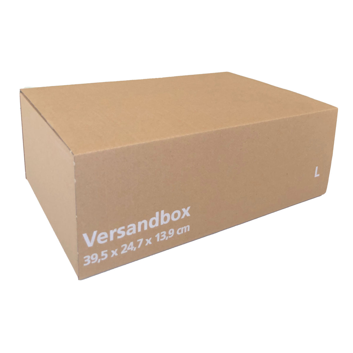 Versandbox L 395 x 247 x 139 mm weiß