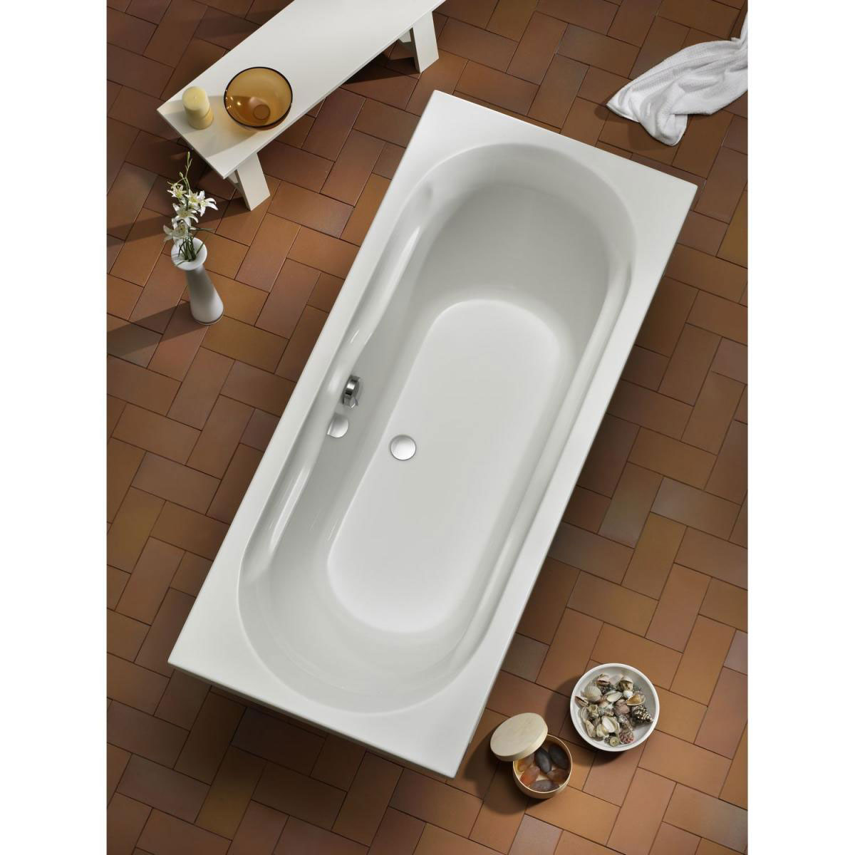 Ottofond Badewanne Madera 1800 x 800 mm weiß Bild 2