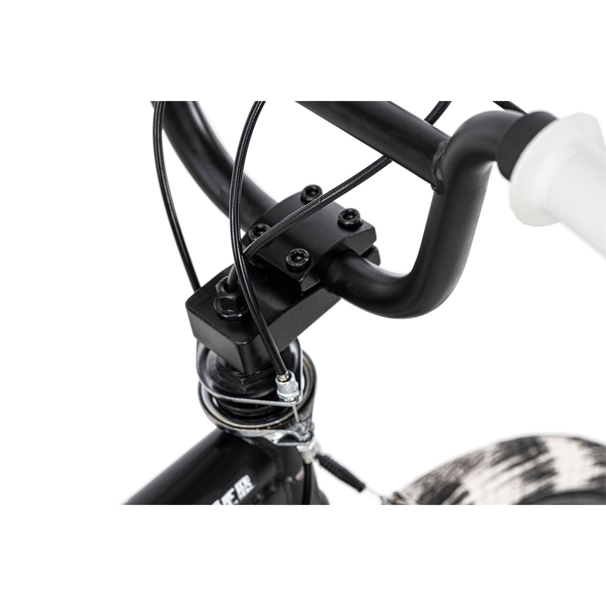BMX-Rad „Crusher“, schwarz-weiß